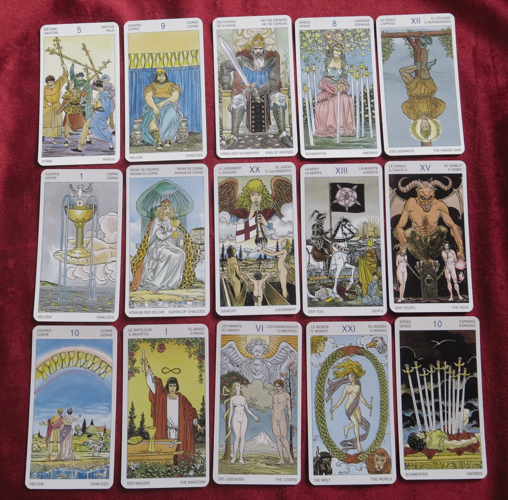 Classic Rider-Waite Reimagined! – Universal Tarot – Lo Scarabeo Edition (Early 2000s)