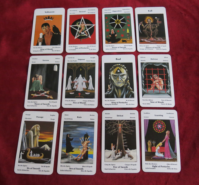 Barbara Walker Tarot Deck 1986 - Female sexuality oracle - Pagan rites tarot