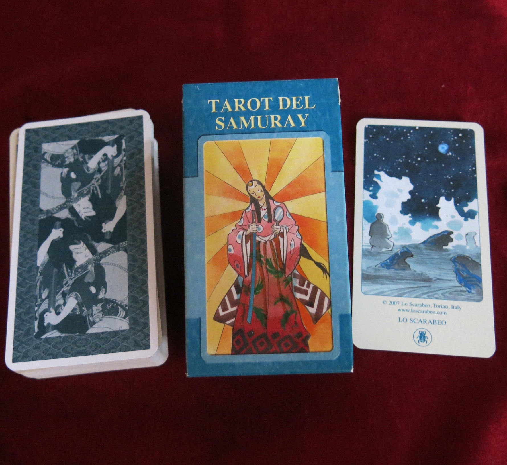 The Samurai Tarot Deck + Instructions - Vintage Japanese Samurai Cards - Samurai's way
