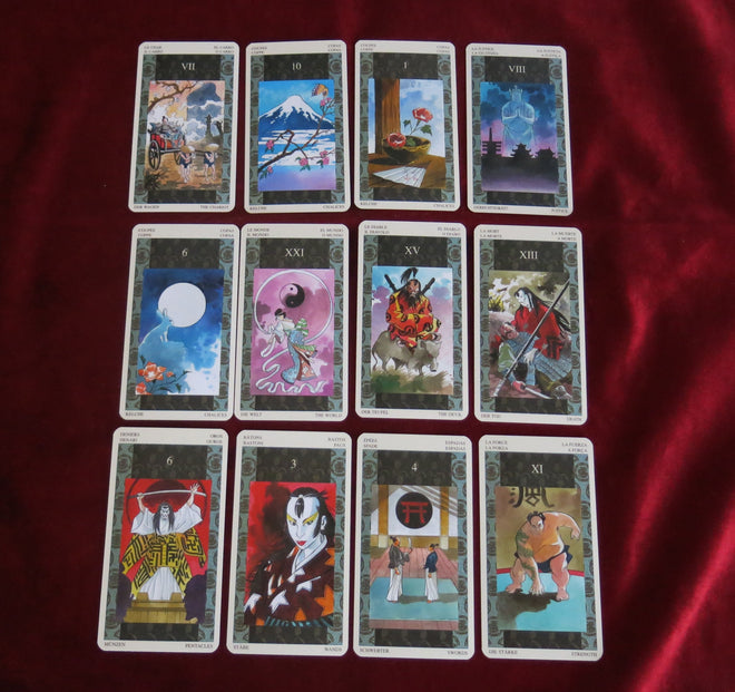 The Samurai Tarot Deck, Japanese Samurai Cards