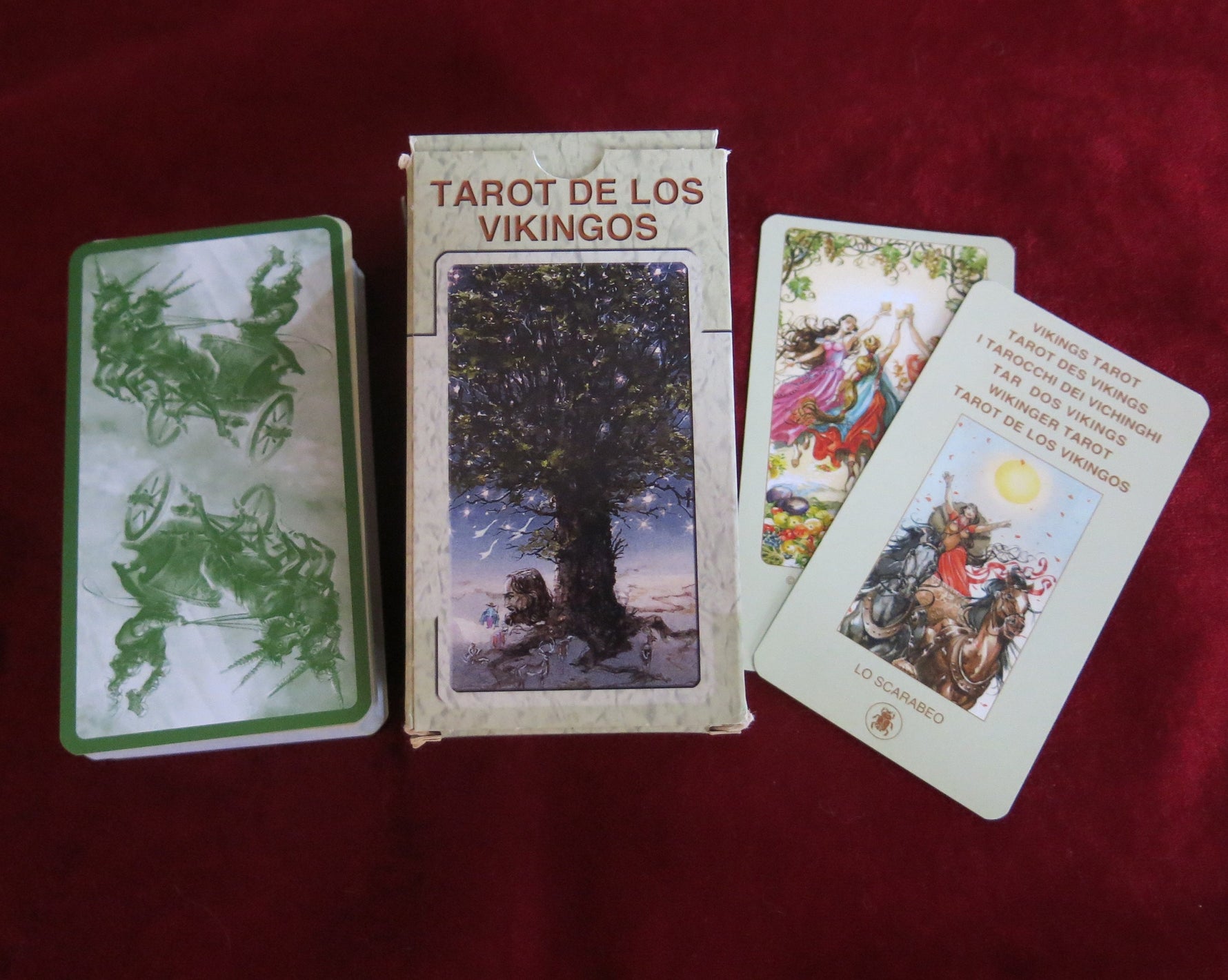 Tarot des Vikings + Instructions - Tarot de la mythologie nordique