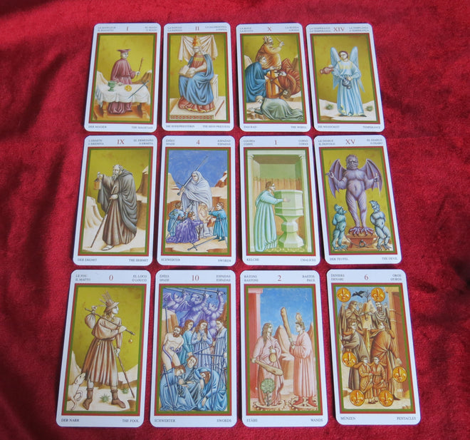 Le Tarot de Giotto – Cartes d'art médiévales