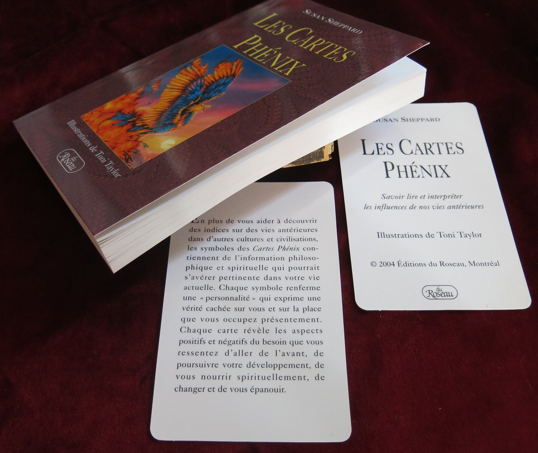 Phoenix Cards 2004 – Very Rare French Edition • Past Lives Divination Set