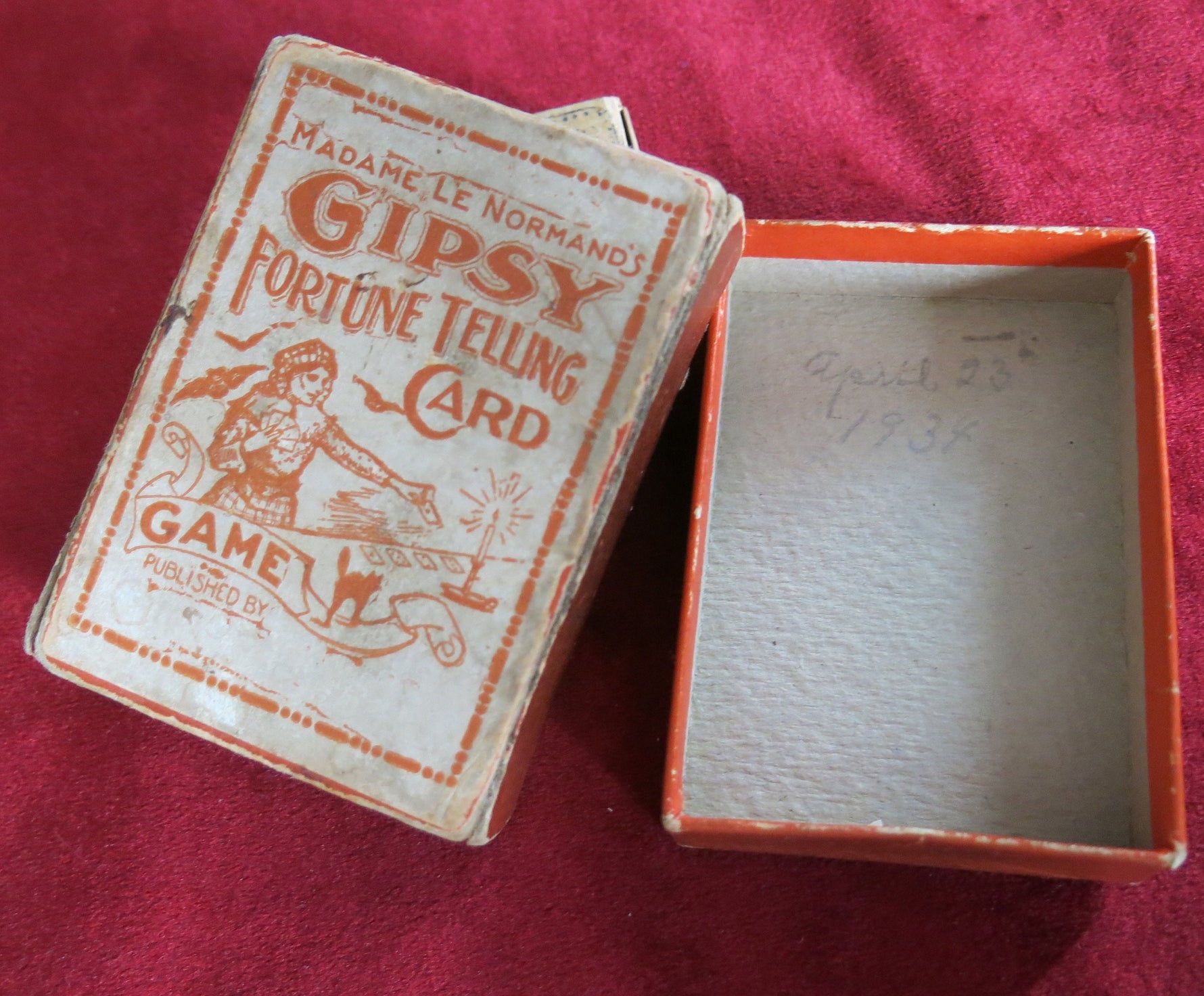 1934 Mme Le Normands Gipsy Fortune Telling