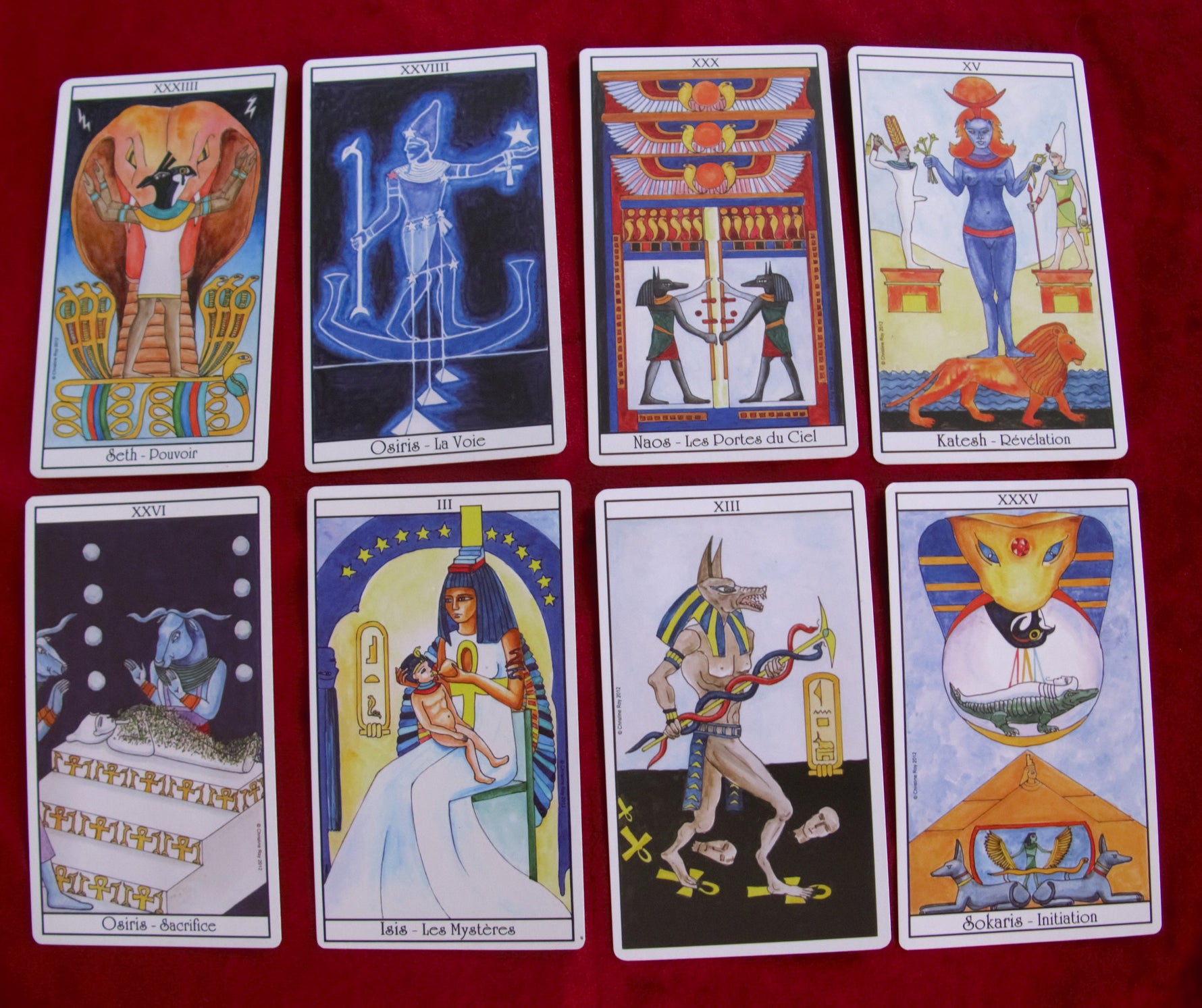 Egyptian Tarot of Life Deck – Rare Christine Roy Divination Cards