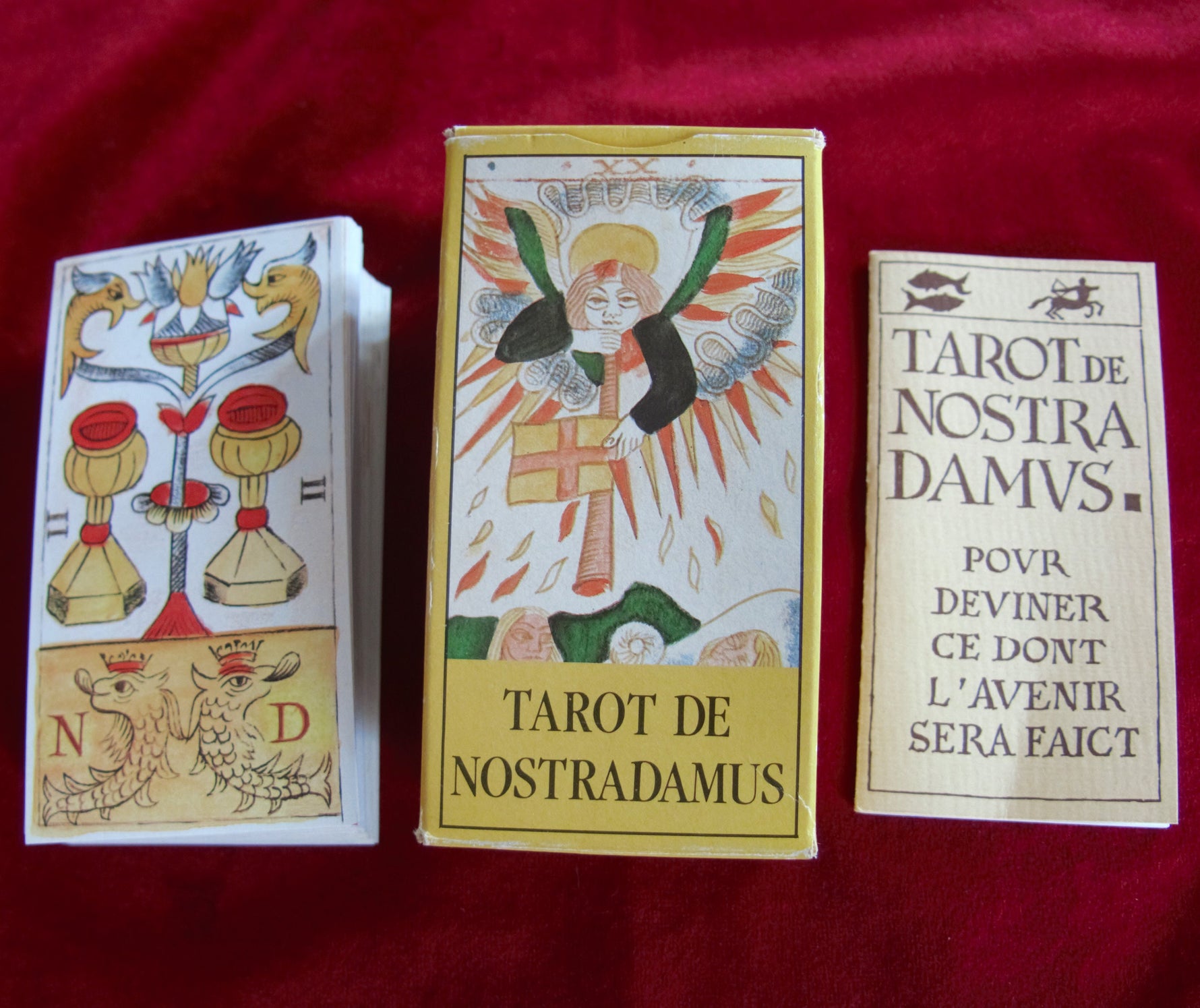 Tarot de Nostradamus 1984 Héron France – Rare Out of Print Collector Deck