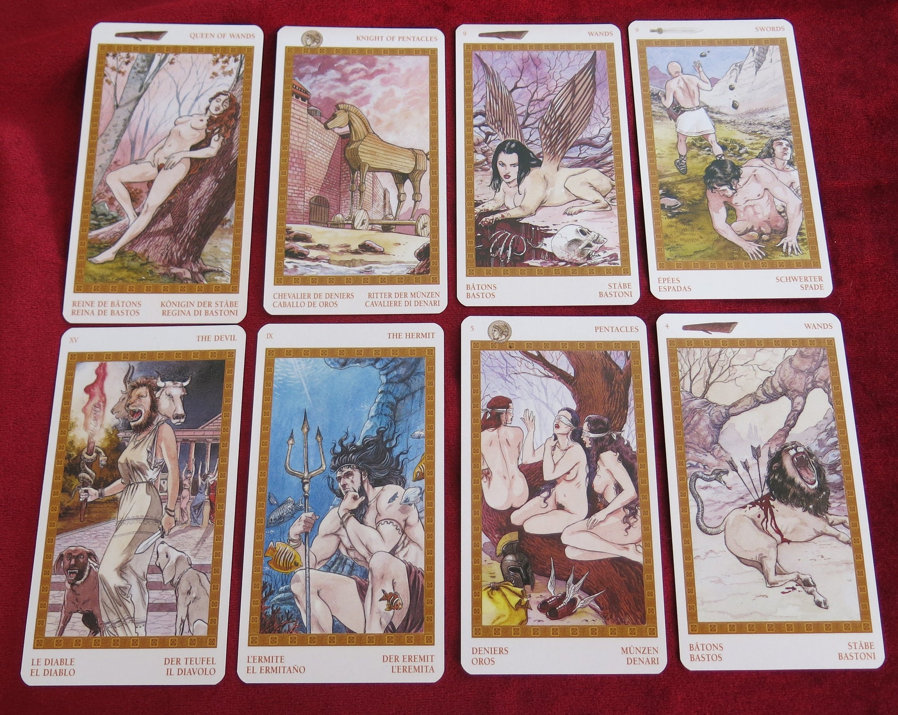 Olympus Tarot – 2002 Mythic Edition by Luca Raimondo - Tales of the Greek Gods