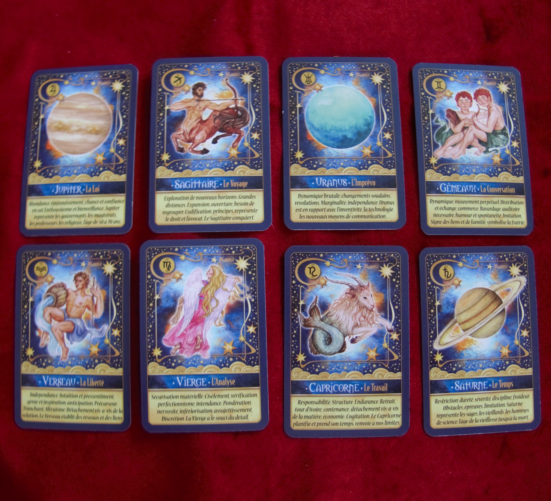Astrological Mini Oracle (France, 1990s) Le Grand Cartomancer of Ylonna