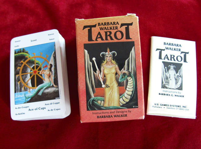 Barbara Walker Tarot Deck 1986 - Female sexuality oracle - Pagan rites tarot