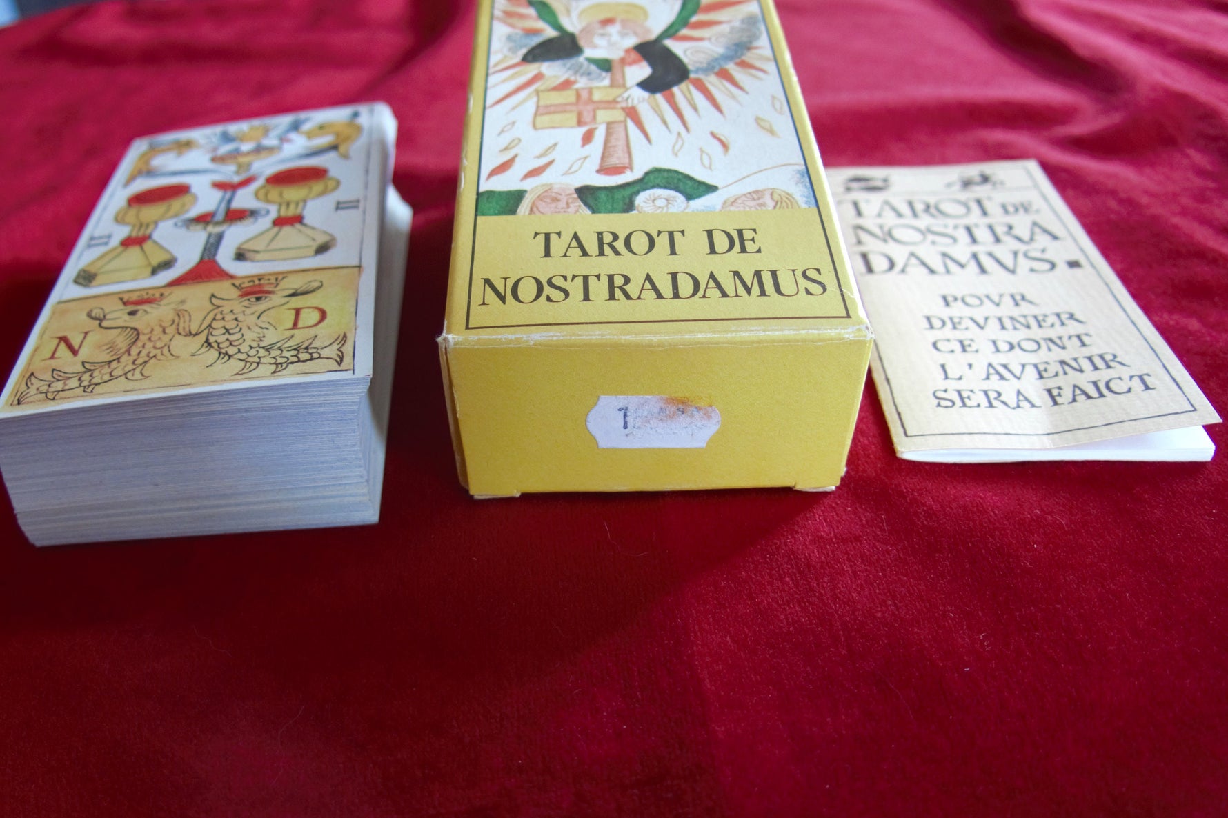Tarot de Nostradamus 1984 Héron France – Rare Out of Print Collector Deck