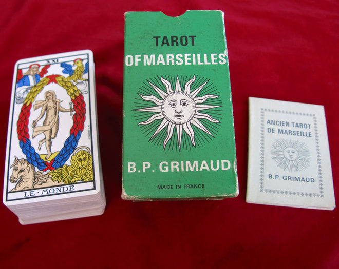 1969 Grimaud Ancien Tarot De Marseille vert