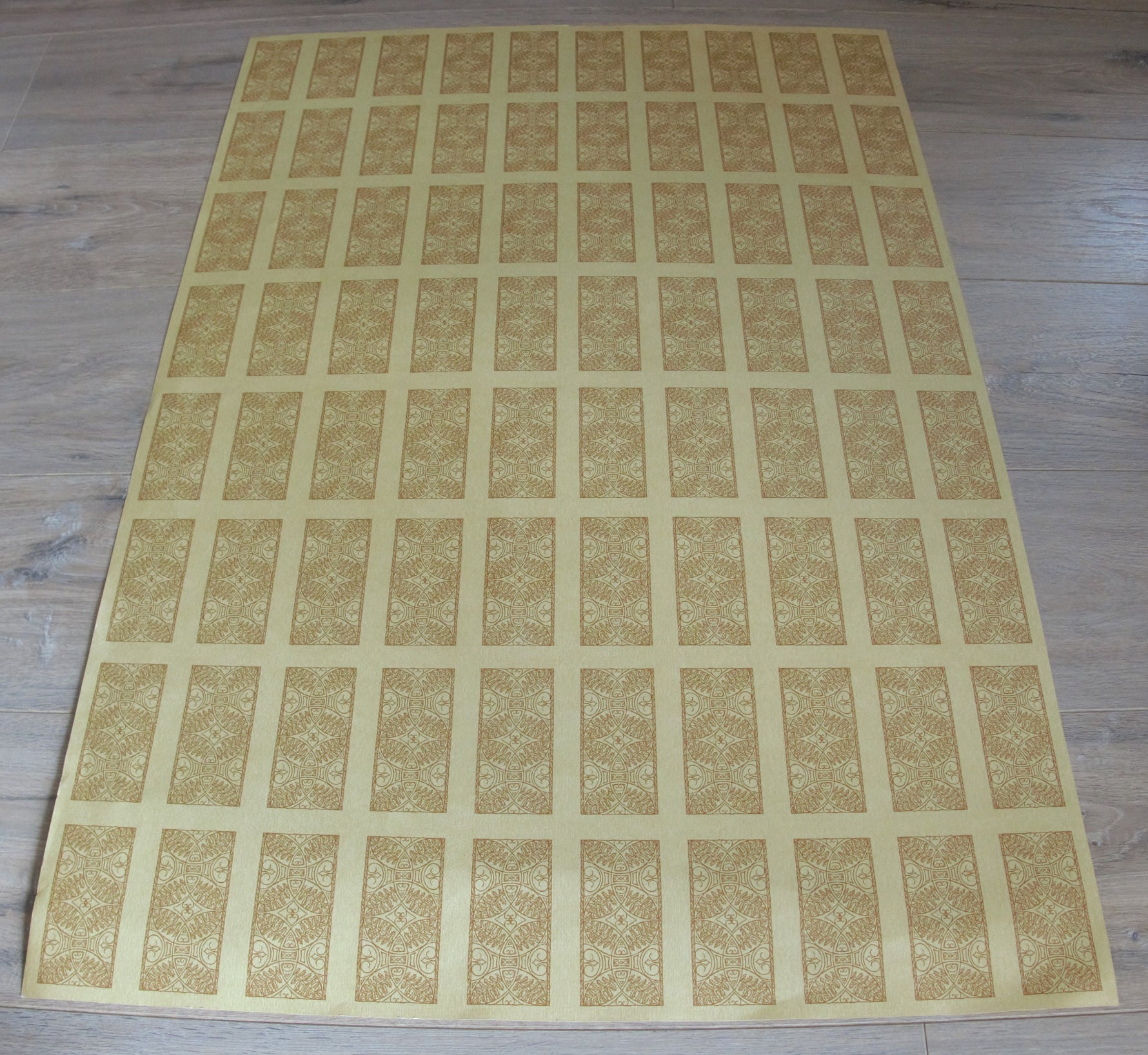 Uncut Sheet – Tarot de Marseille Nicolas Conver – Éditions Héron 1980s – Very Rare