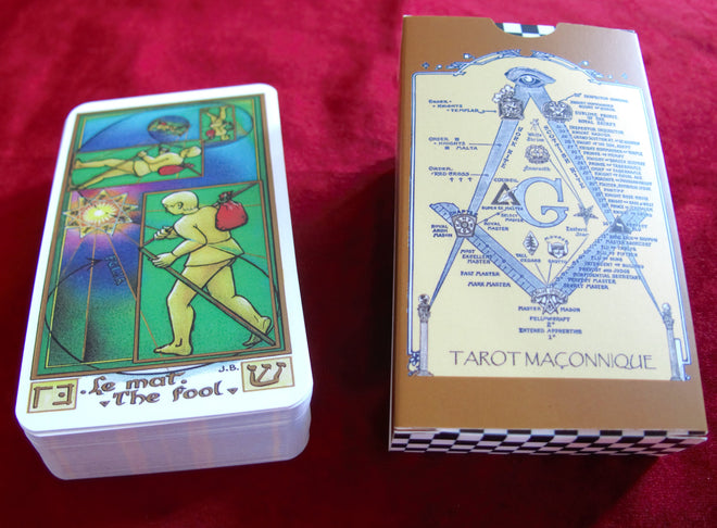 The Masonic Tarot Deck - 80s - Best Seller  - Freemason teaching Cards