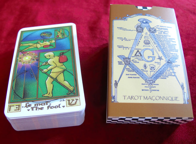 Le jeu de tarot maçonnique - Années 80 - Best Seller - Cartes d'enseignement franc-maçon