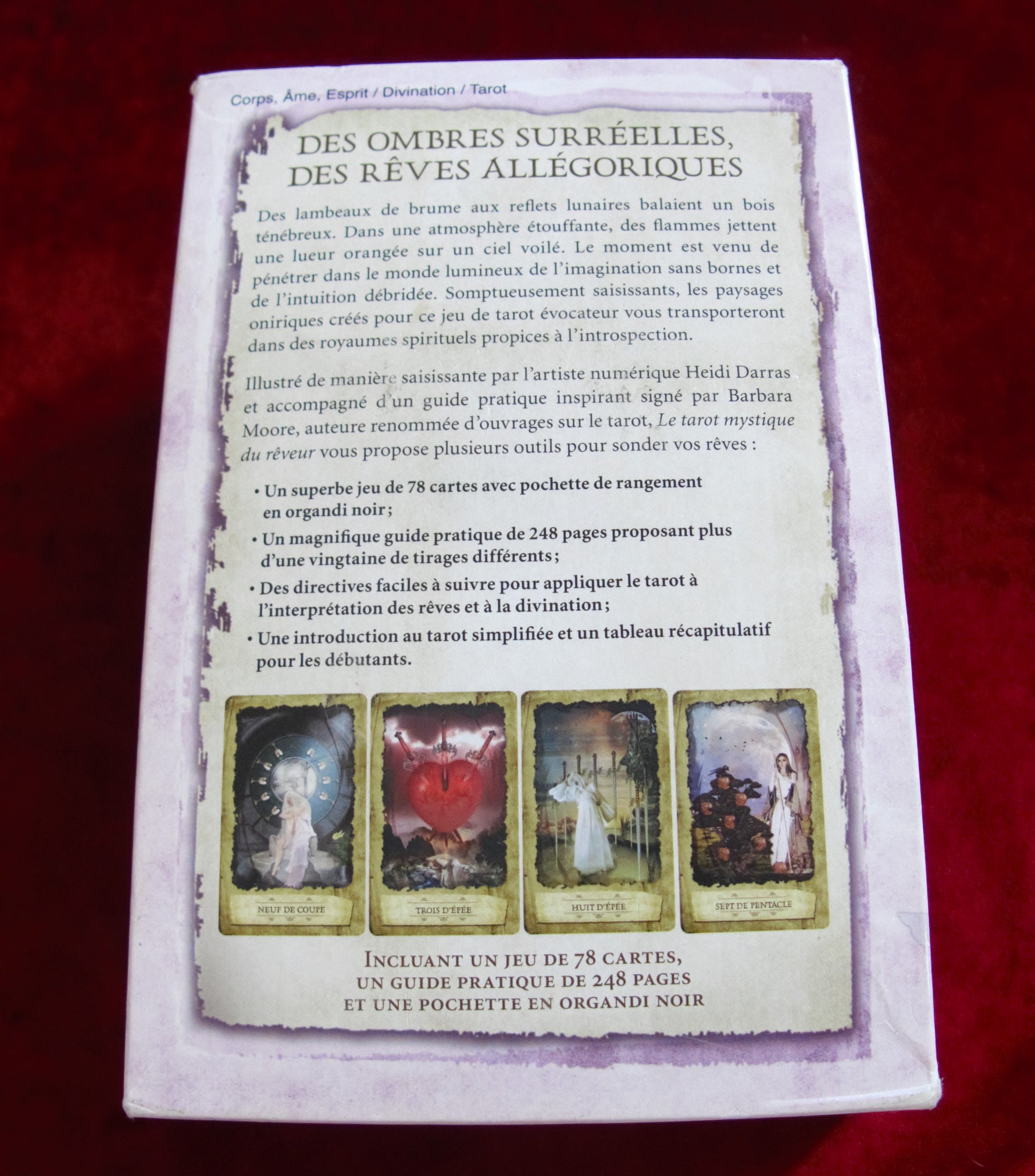 Le Tarot Mystique du Rêveur – Édition Française RARE (2010) – Heidi Darras & Barbara Moore