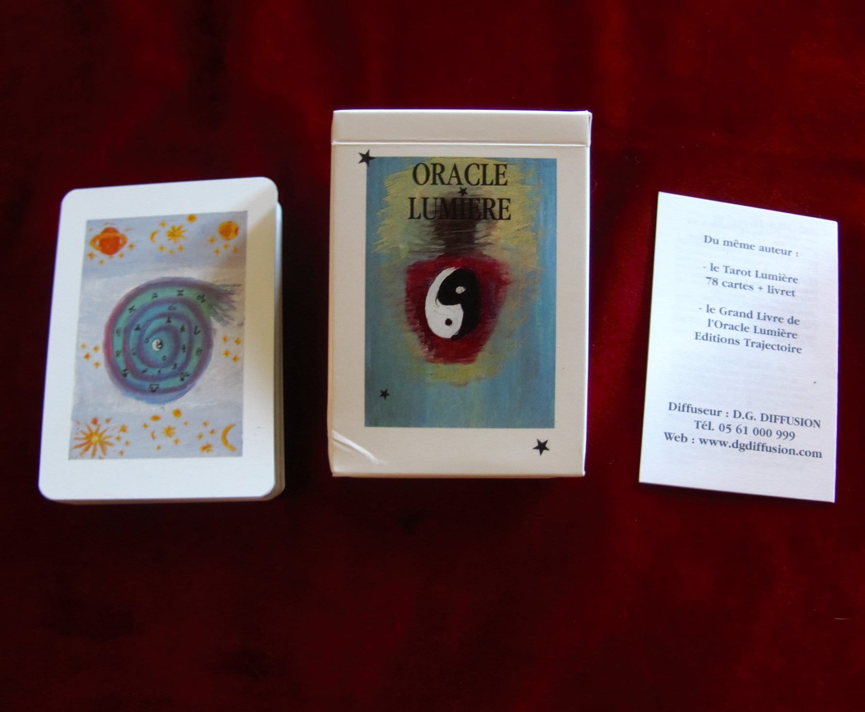 Oracle Lumière – 1992 Light Oracle Divination Deck – Rare French Oracle