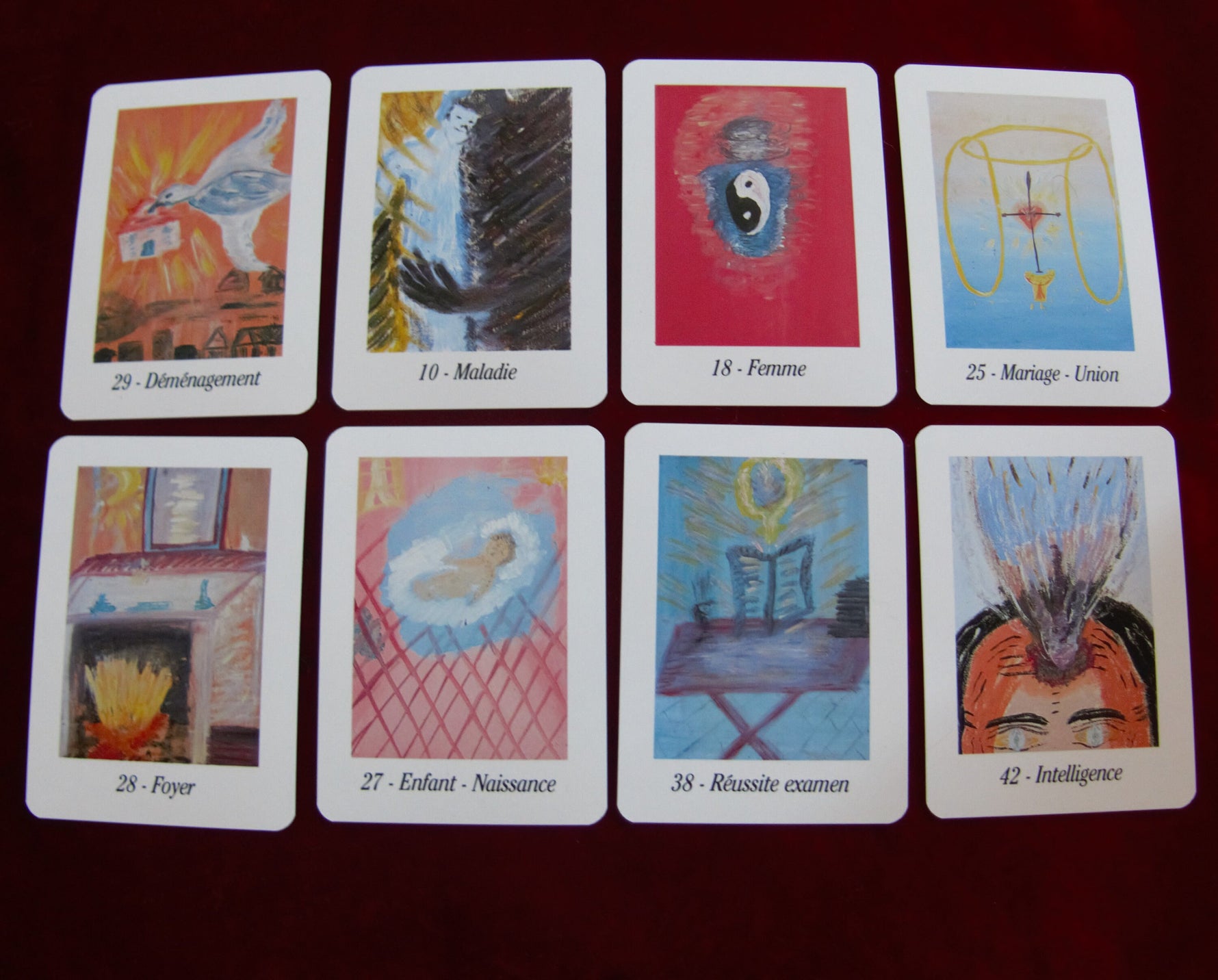 Oracle Lumière – 1992 Light Oracle Divination Deck – Rare French Oracle