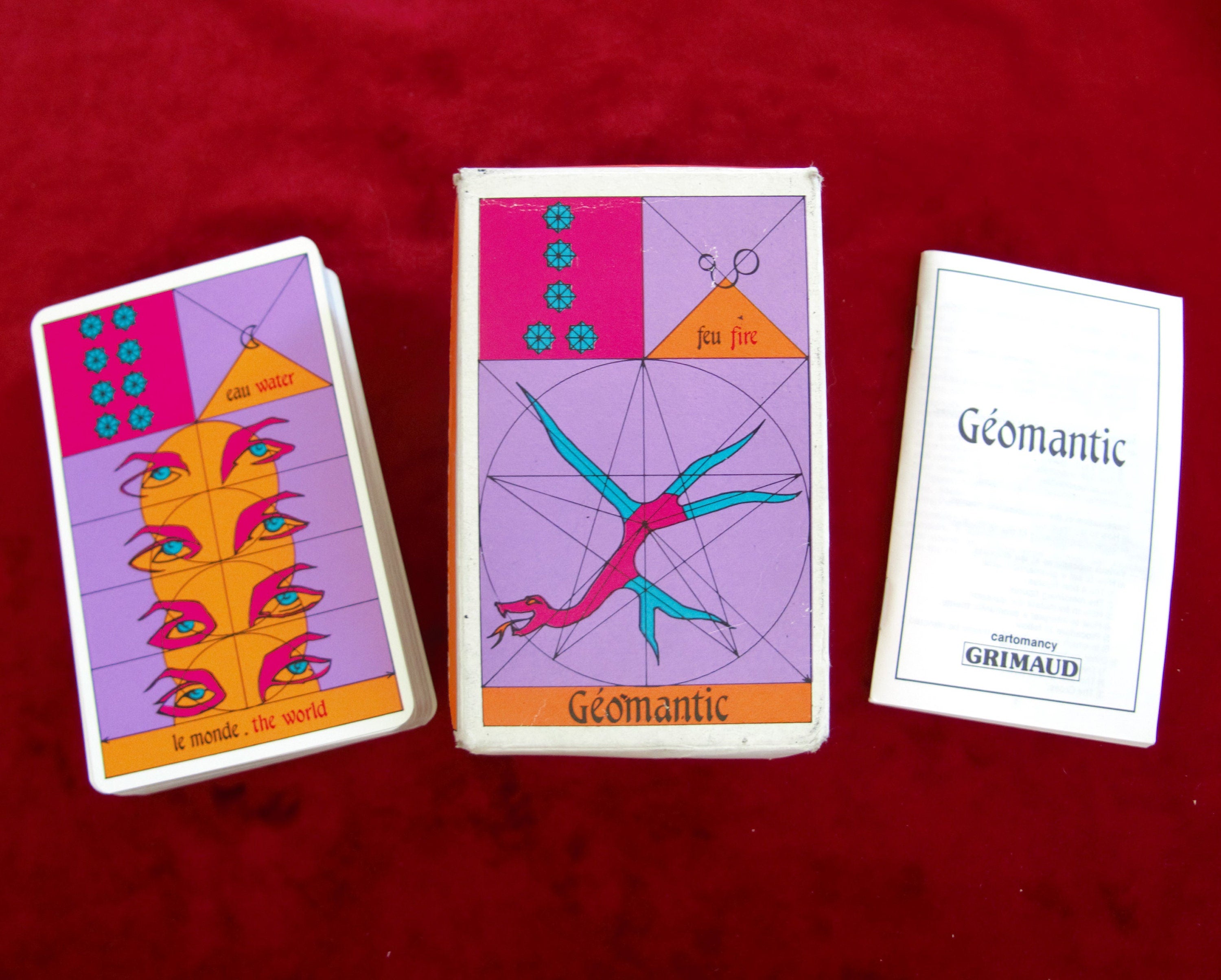Geomantic Raval Geomantic 1988 Tarot | 78 Cards | Full Size | for divination and psych ...