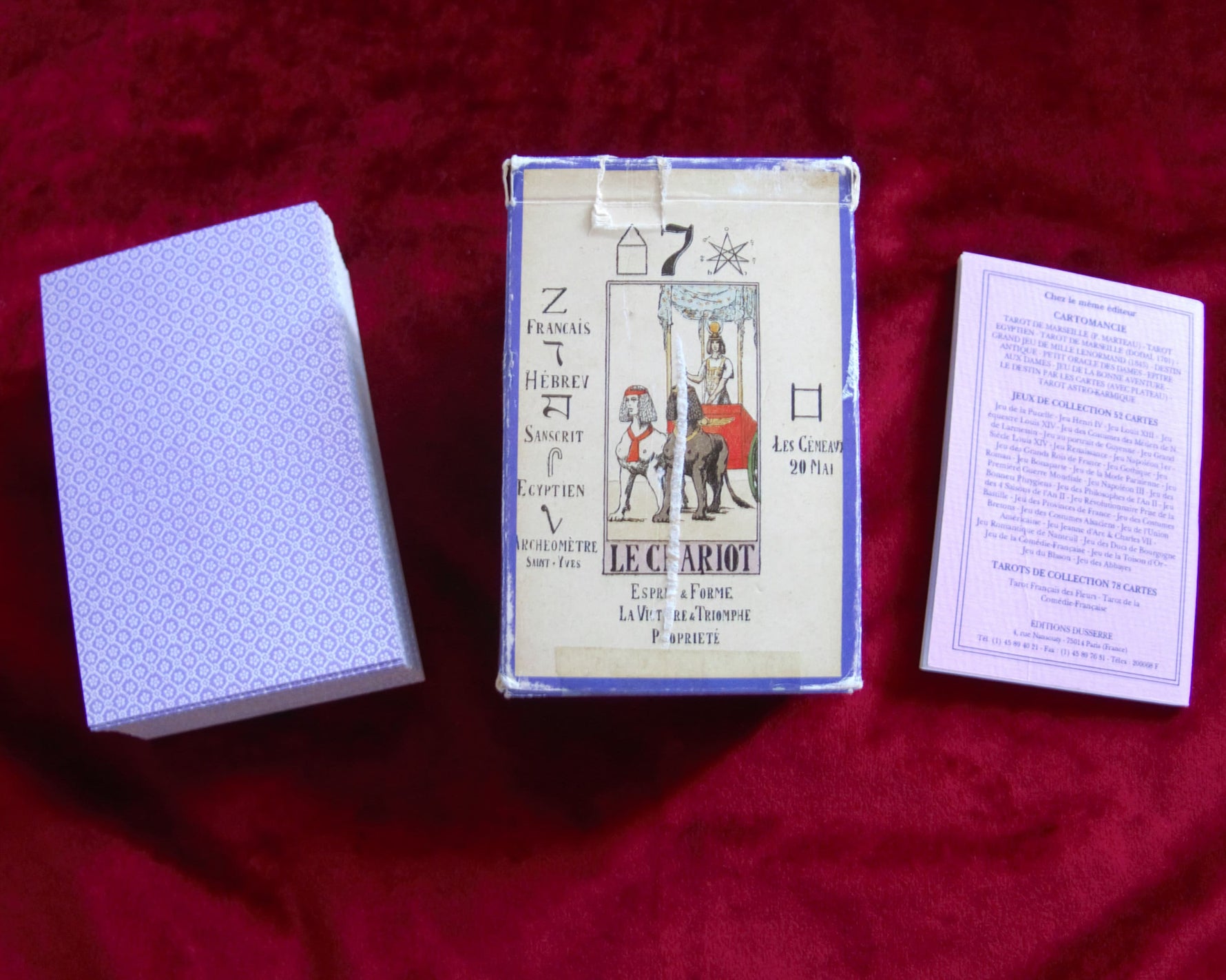 Papus Tarot Divinatoire – Rare 1980s First Re-Edition of the 1909 Original (Dusserre)