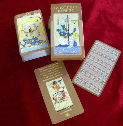 Cartes du Tarot du Sphinx - Symbolisme de l'Egypte Ancienne