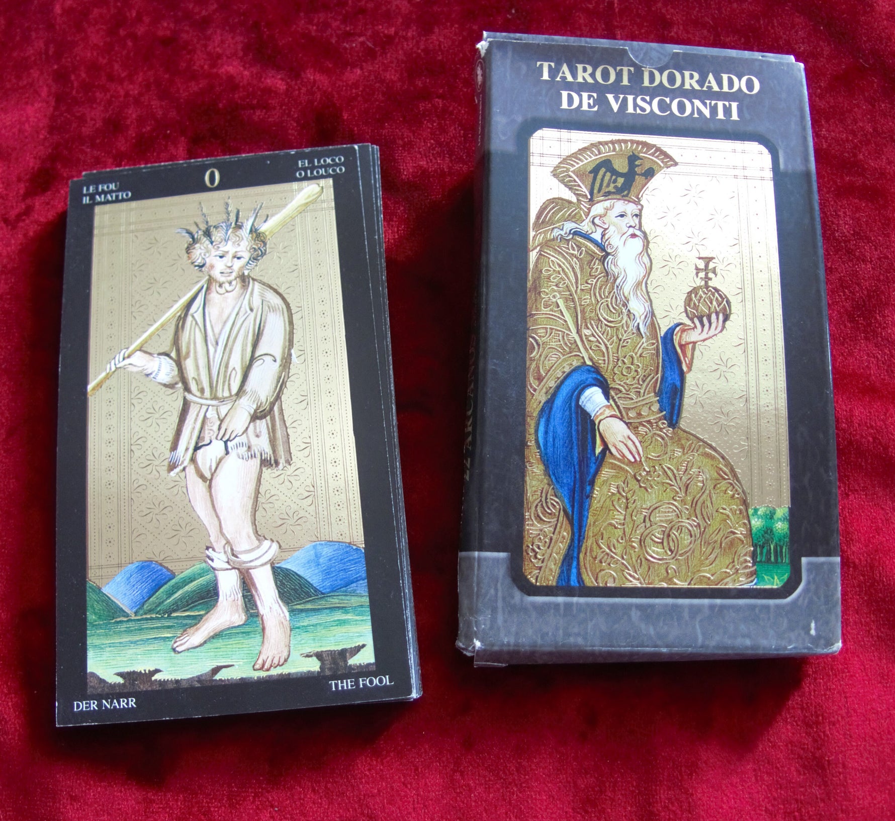 Visconti Golden Tarot Grand Trumps 2002