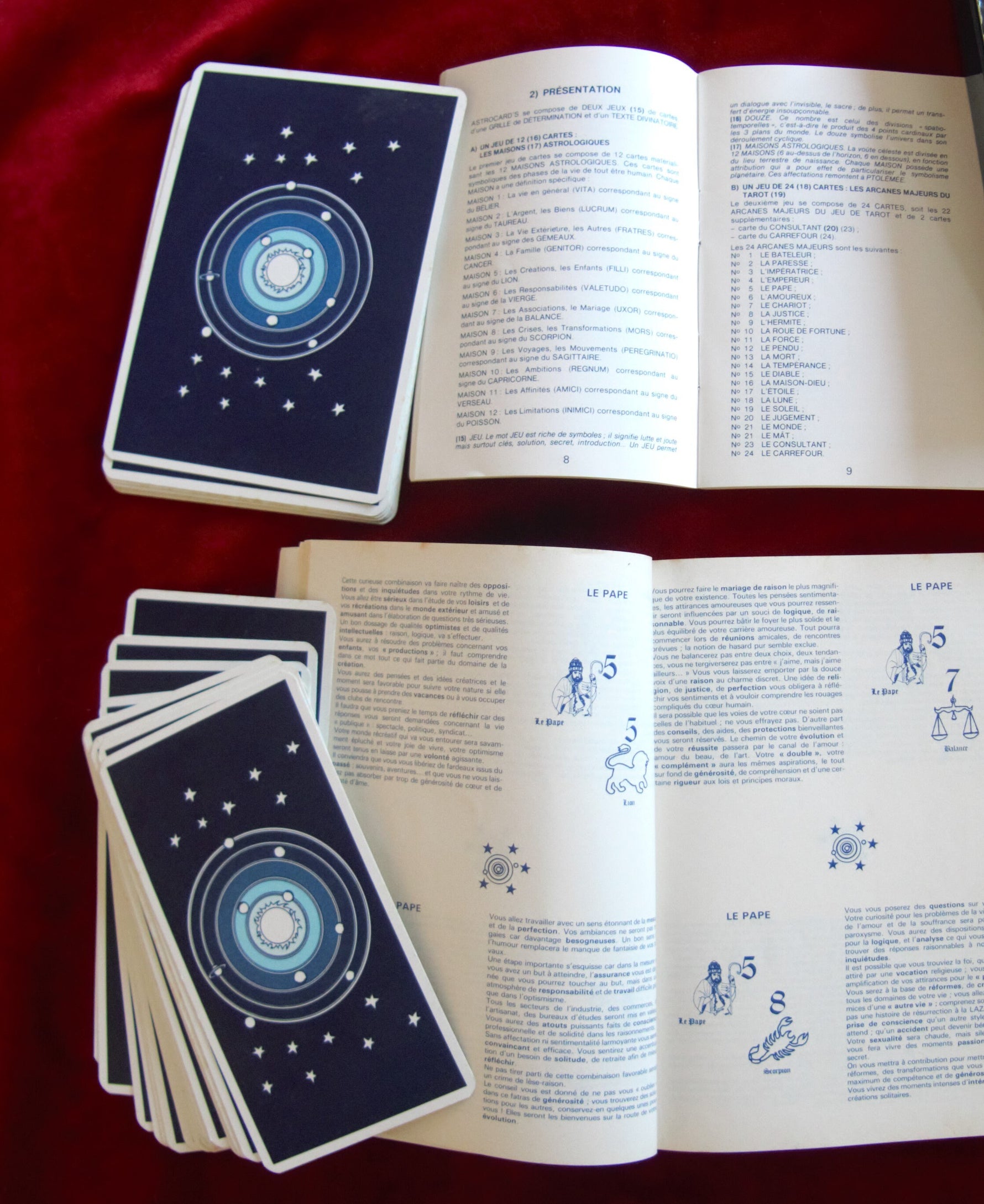 Astrocard’s Tarot & Astrology Set (1980) – Complete Divination System – France