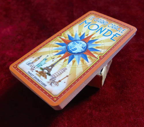 Adventure tarot deck - 22 Major - Geography & Exploration tarot - Pocket tarot -MINI TAROT