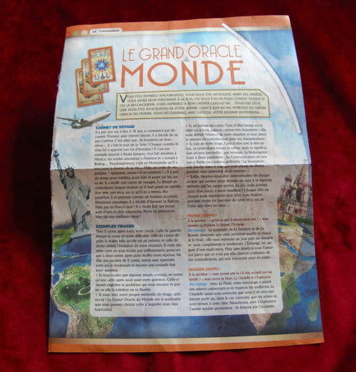 Adventure tarot deck - 22 Major - Geography & Exploration tarot - Pocket tarot -MINI TAROT