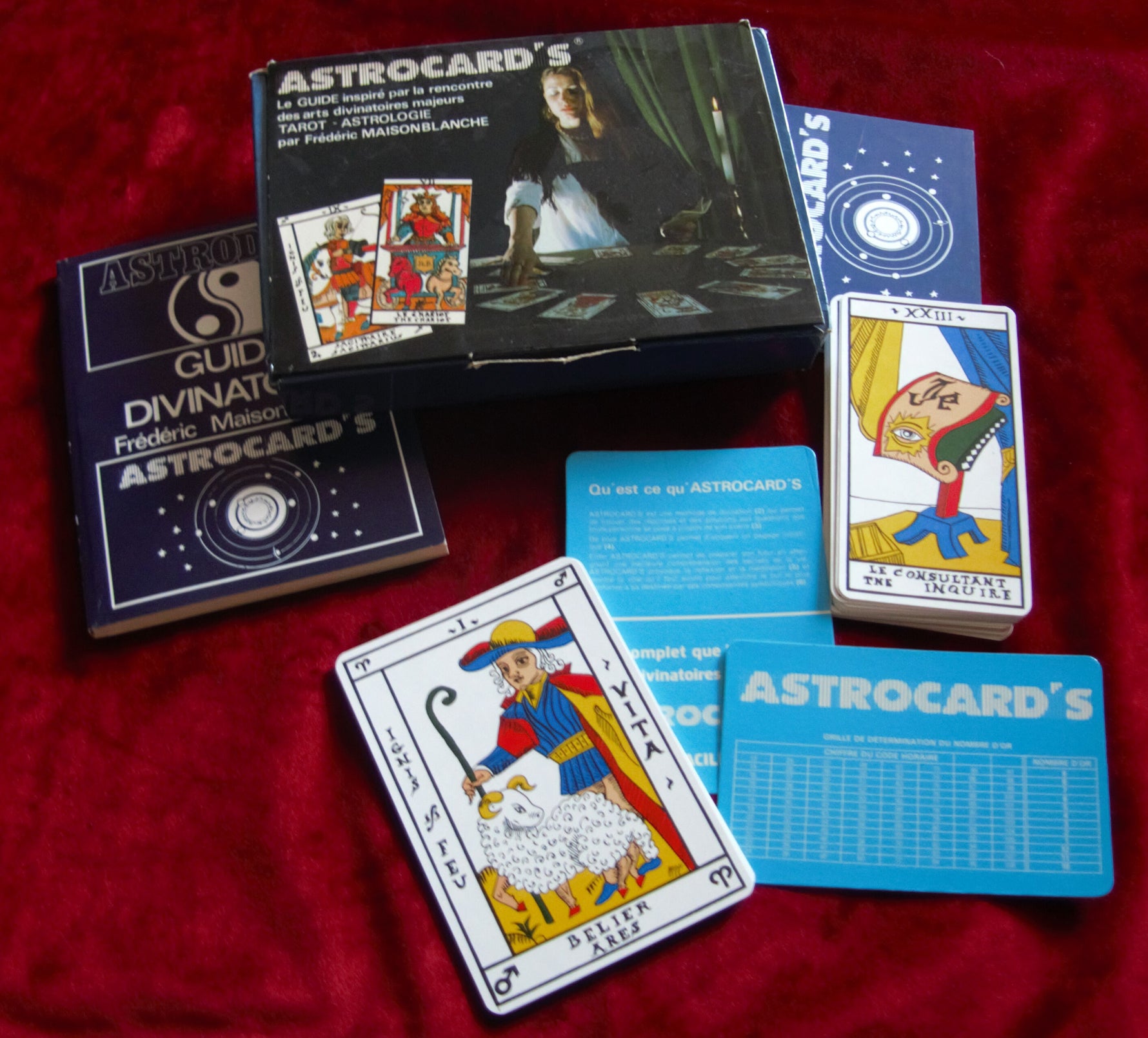 Astrocard’s Tarot & Astrology Set (1980) – Complete Divination System – France