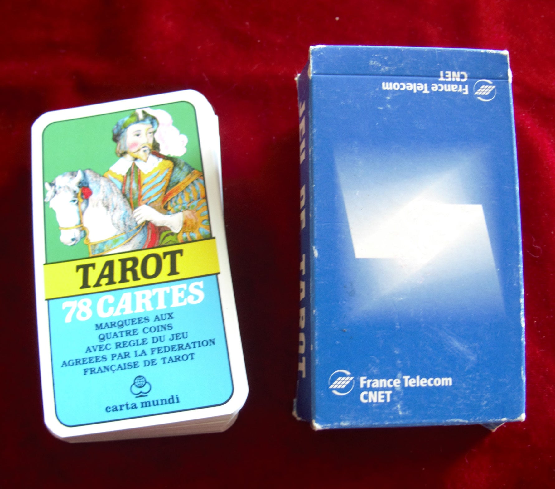 Telecom ADVERTISING Tarot France  from the 80s