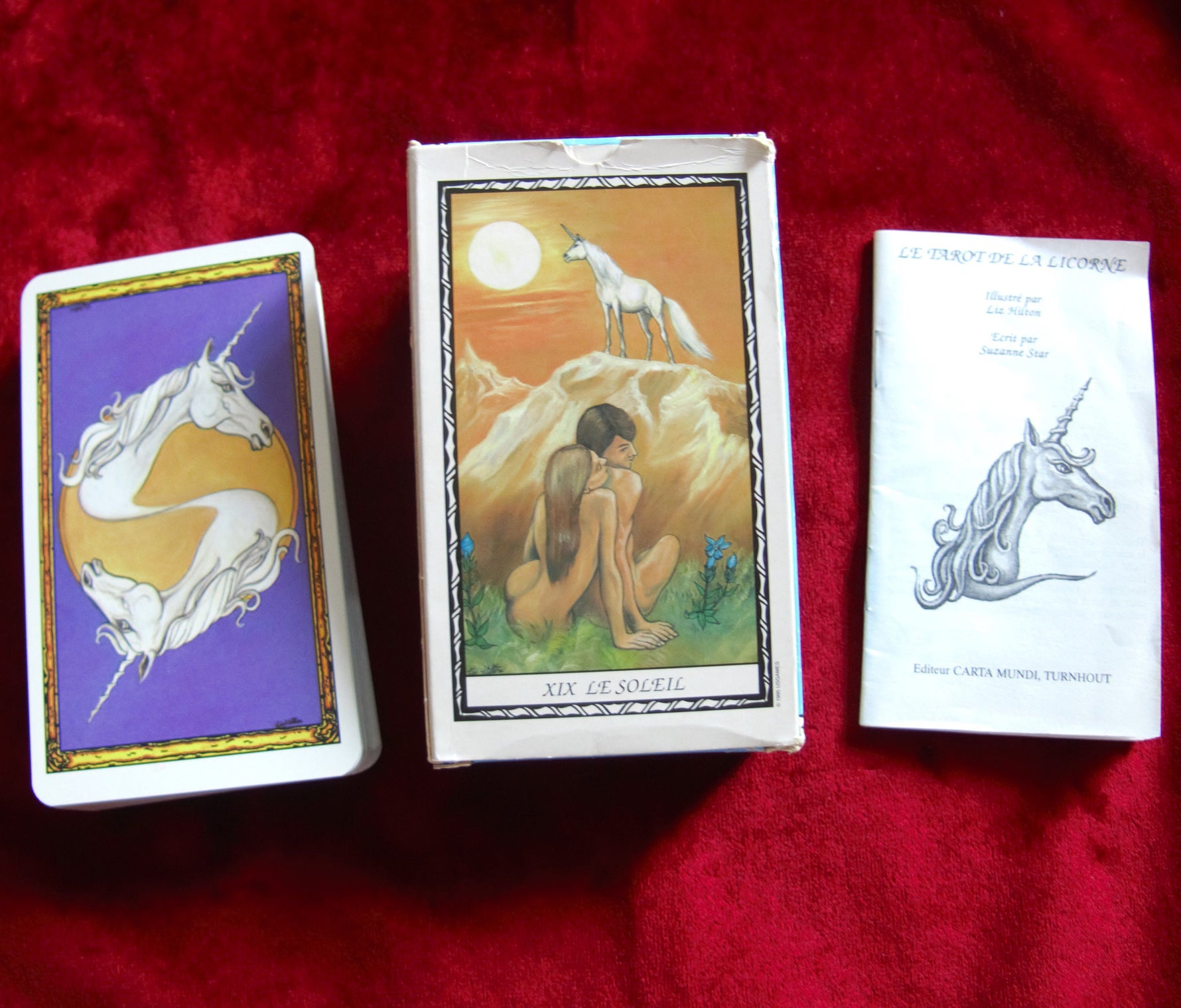 Tarot de la Licorne – Rare US Games Fantasy Deck – With French Booklet