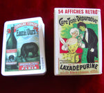 retro playing cards, french advertising cards, cartes publicitaires, vintage posters deck, affiches rétro, France Cartes Grimaud, 1990s collectible cards, french ephemera, publicité ancienne, advertising art deck, poster art cards, rare french playing cards