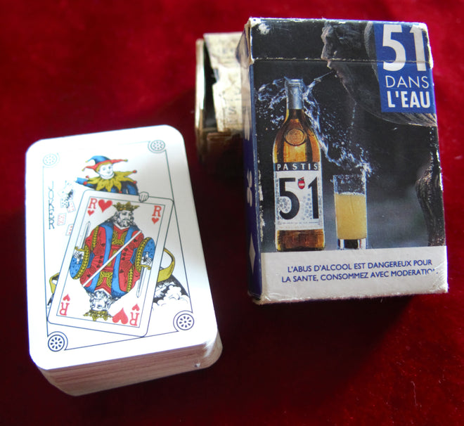 Cartes Pastis 51 - Vintage 90s - 51 Dans L'Eau Bleu