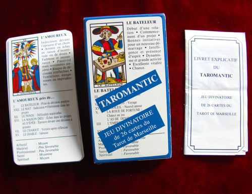 Taromantic 1987 - Fiches de tarot