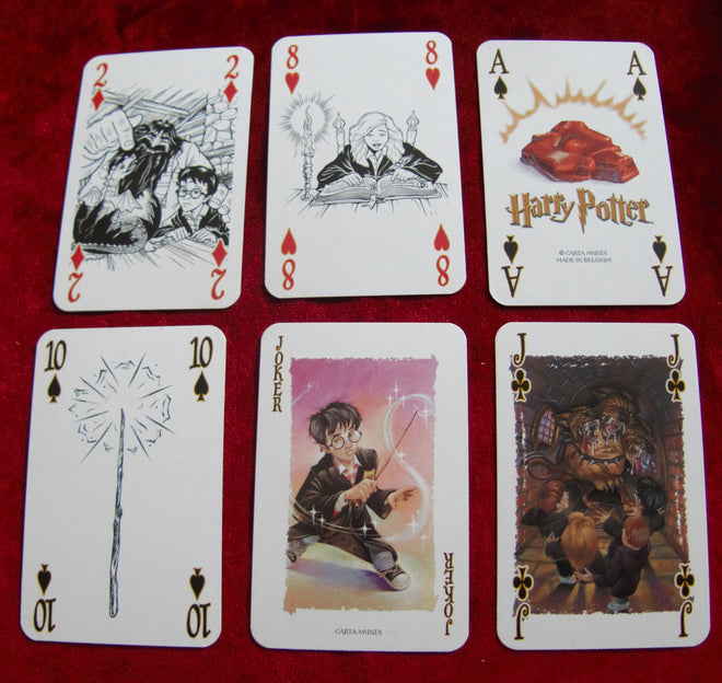 2001 Harry Potter Illustrated Playing Cards