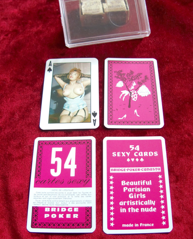 Nude Parisian Girls - Vintage French Erotic 60s Cards