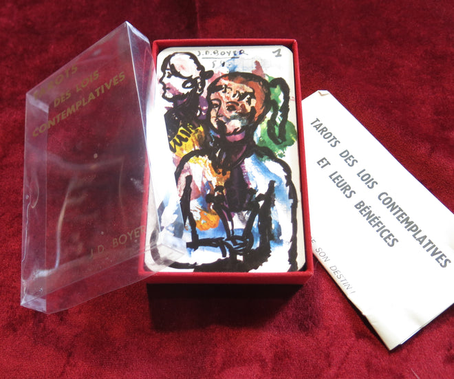Oracle des lois contemplatives de 1959 - Tarot d'art moderne - Art expressionniste