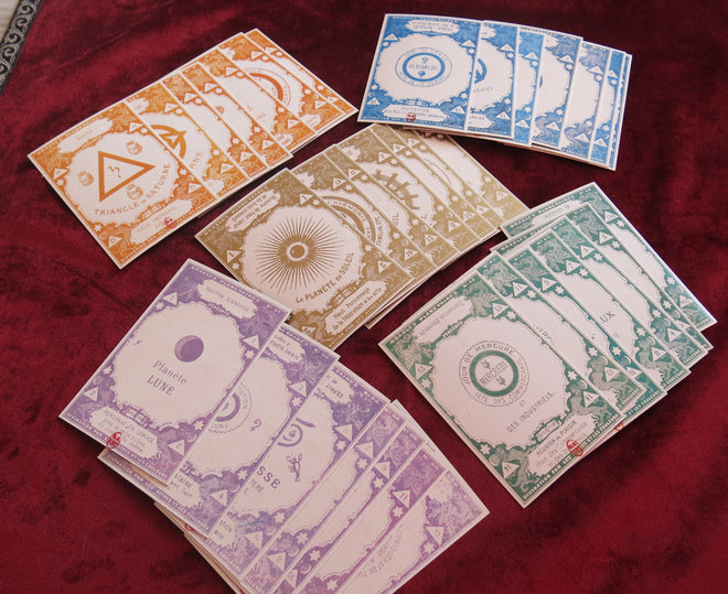 Planetary oracle - Oracles Planétaires - Hard to Find Fortune telling Cards